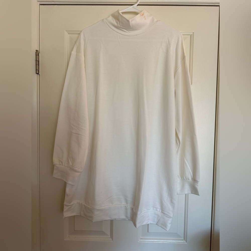 White turtleneck